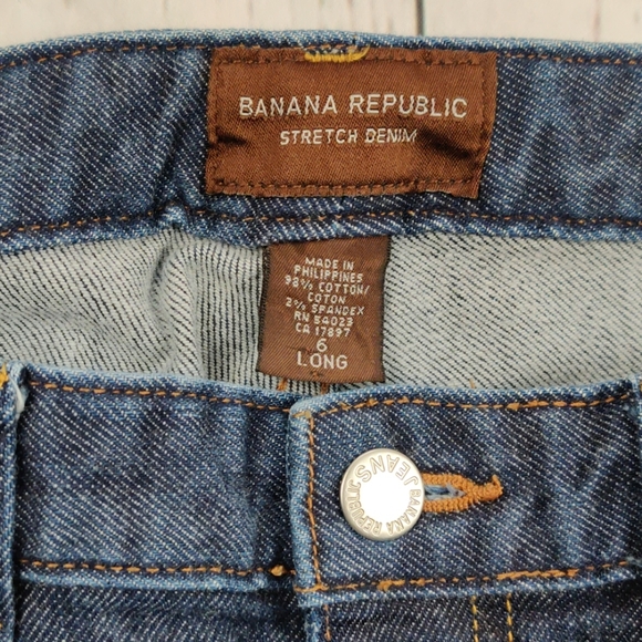 Banana Republic  High-Rise Wide-Leg  Stretch Demin - Picture 4 of 8